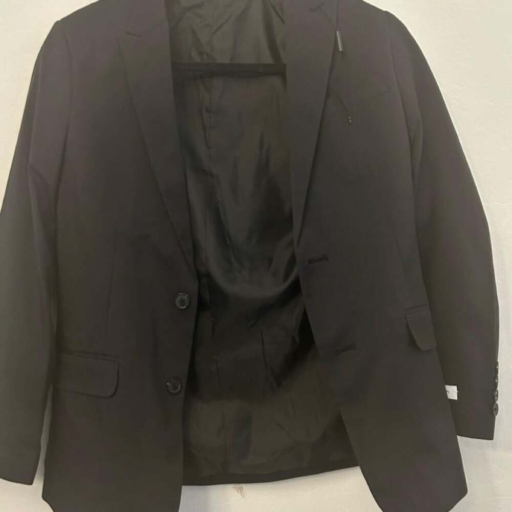 Calvin Klein Blazer Size 14 Black Two Button NWT